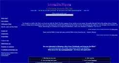 Desktop Screenshot of livingtheway.org